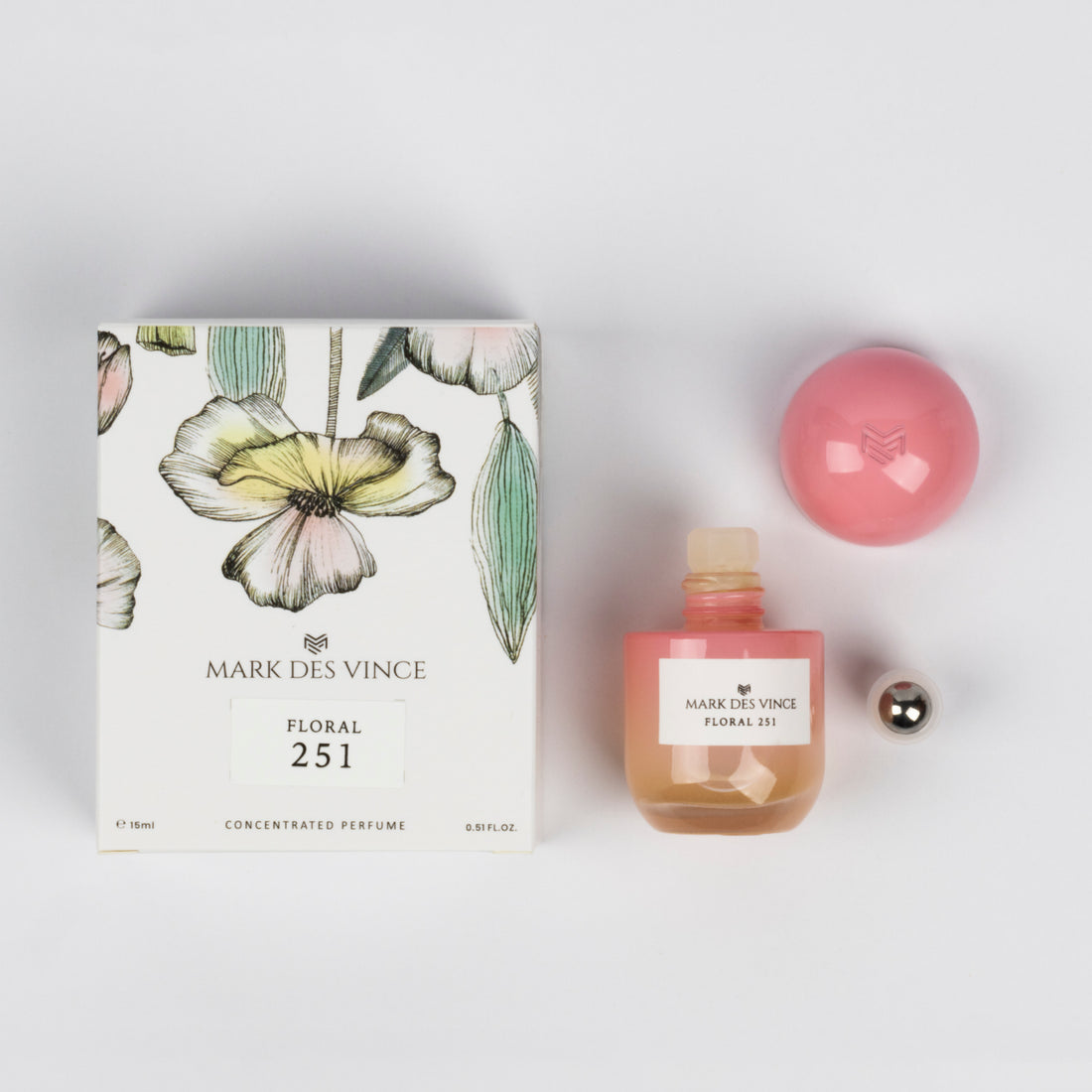 Mark Des Vince Floral 251 Concentrated Perfume Oil For Unisex 15ML