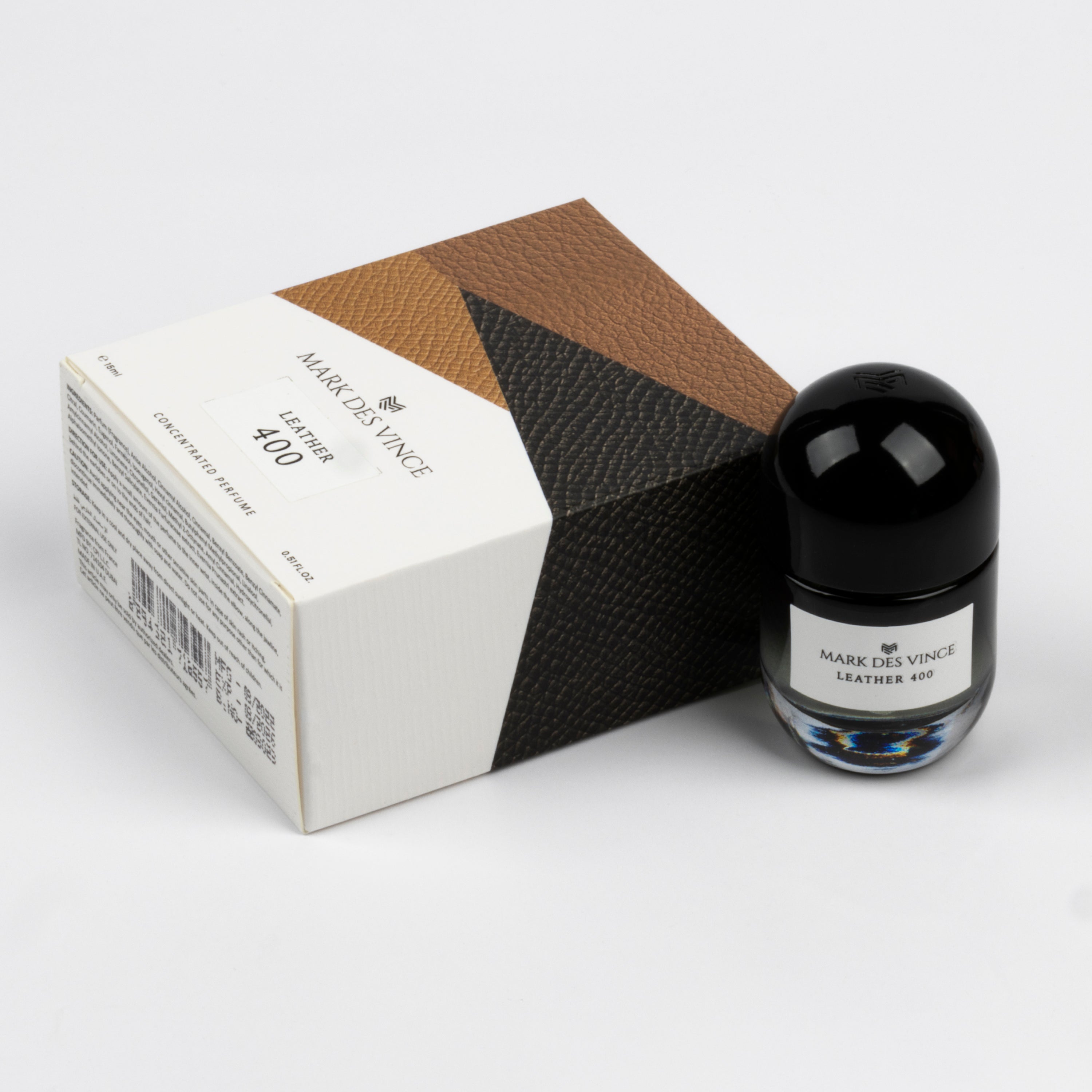 Mark Des Vince Leather 400 Concentrated Perfume Oil For Unisex 15ML