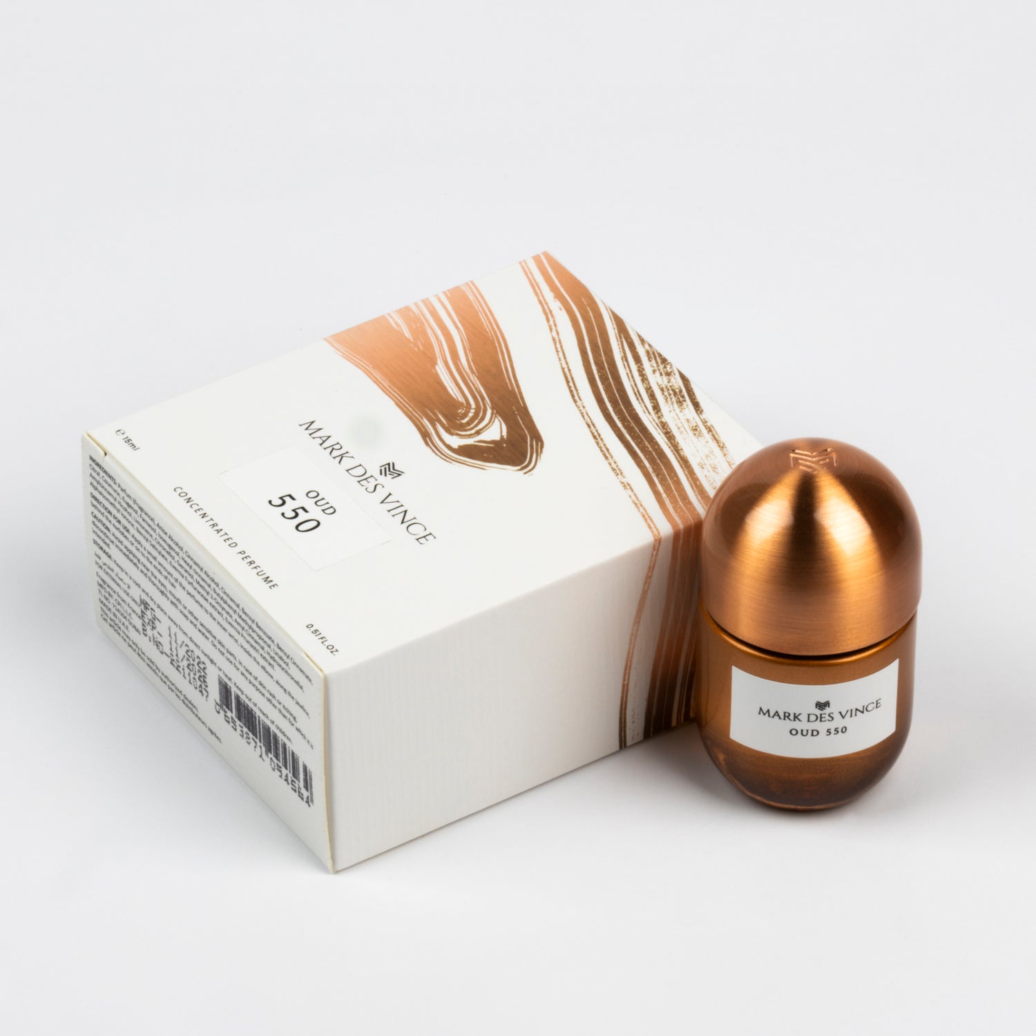 زيت عطري مركز للجنسين من مارك دي فينس عود 550، 15 مل
