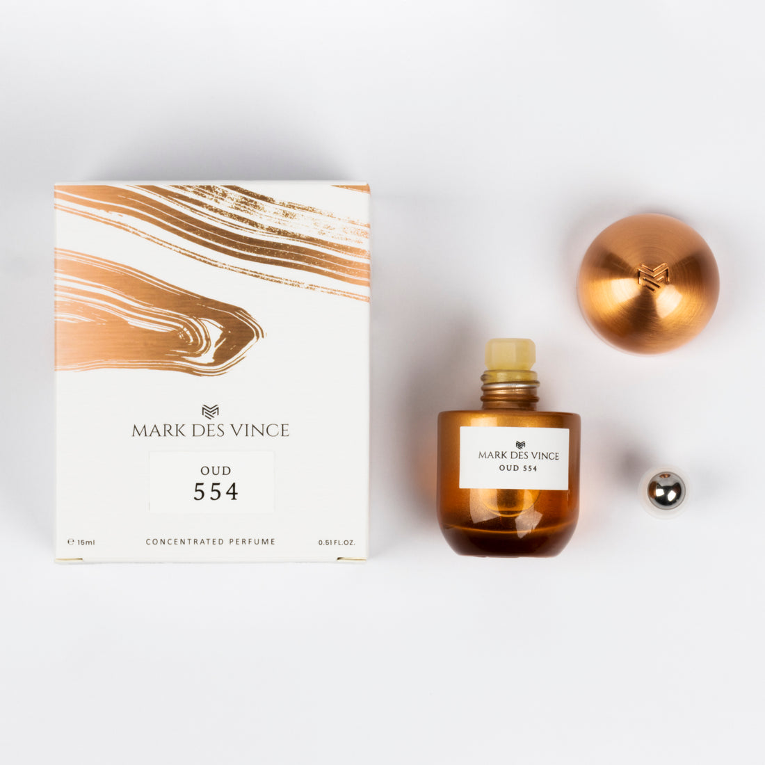 Mark Des Vince Oud 554 Concentrated Perfume Oil For Unisex 15ML