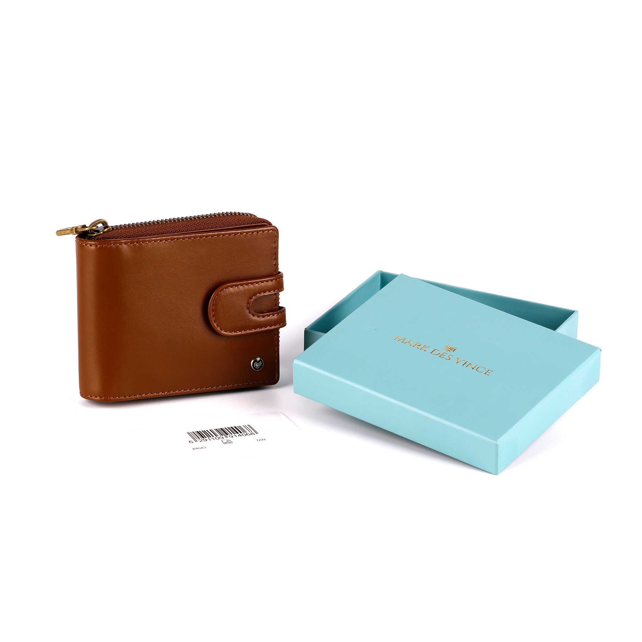 Mark Des Vince Wallet 4643 Tan